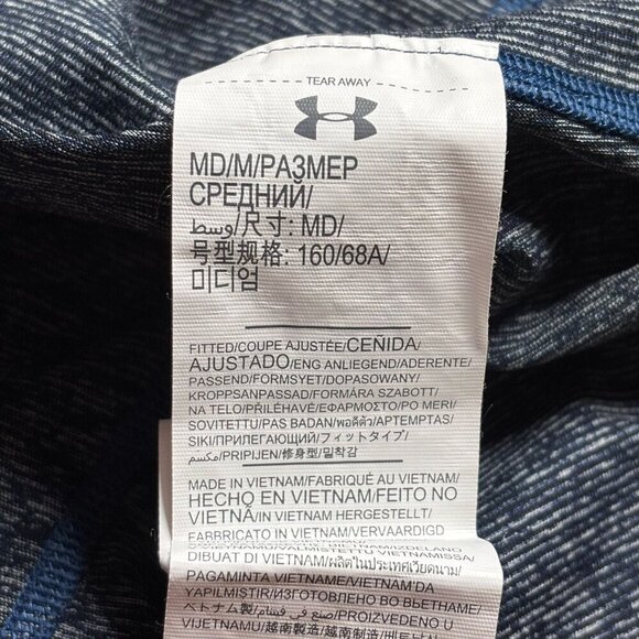 UNDER ARMOUR Blue Capris Leggings Size Medium - Picture 4 of 6